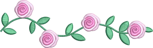 [MT-A057] Barrinha Rosas Fringe