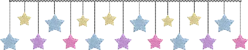 [MT-A059] Barrinha Estrelas Cadentes