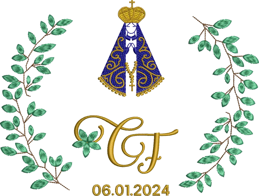 Moldura Batismo Santa Maria