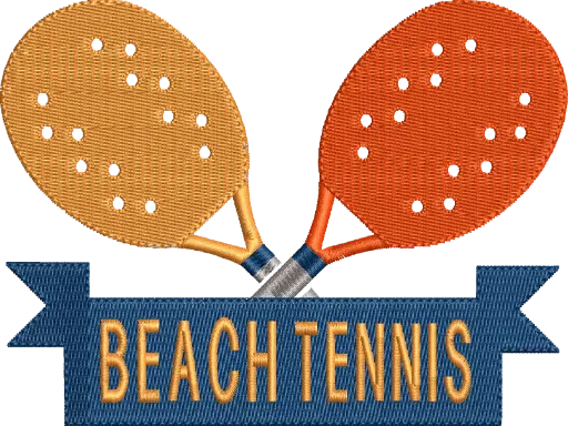 [MT-A066] Beach Tennis Raquete Cruzada