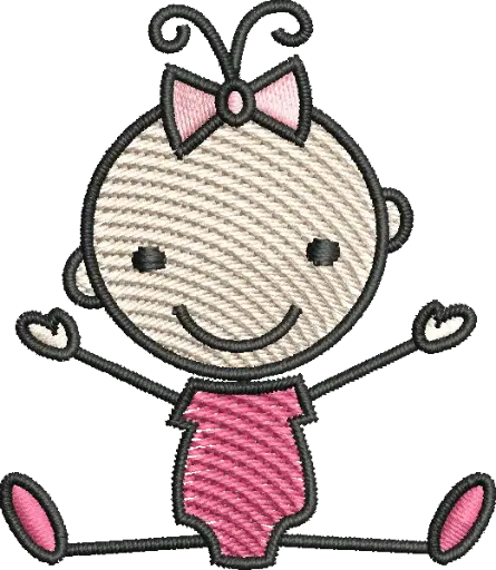 [MT-A070] Ícone Bebê Rosa