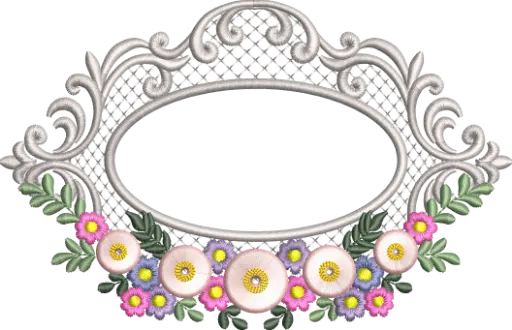 [MT-A141] Moldura Elegante Floral