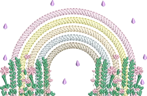 [MT-A157] Arco Íris Floral