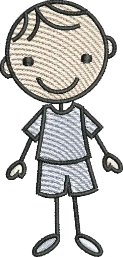 [MT-A173] Boneco Infantil Branco